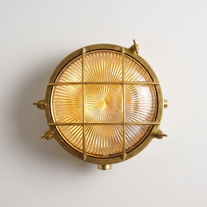 Ilex Brass Bunker Sconce