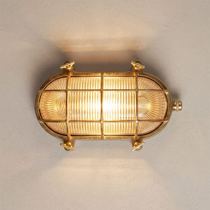 Ilex Brass Bunker Sconce
