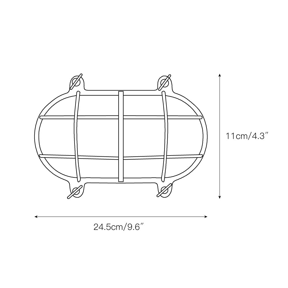 Ilex Brass Bunker Sconce