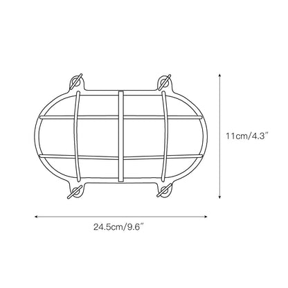 Ilex Brass Bunker Sconce