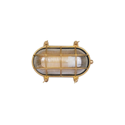 Ilex Brass Bunker Sconce