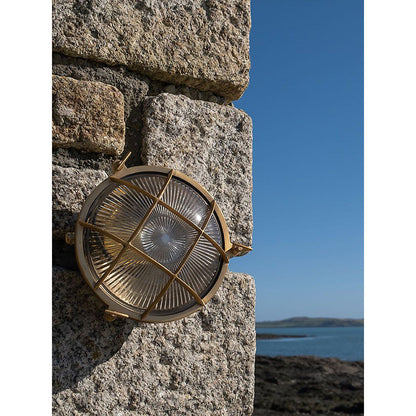 Ilex Brass Bunker Sconce