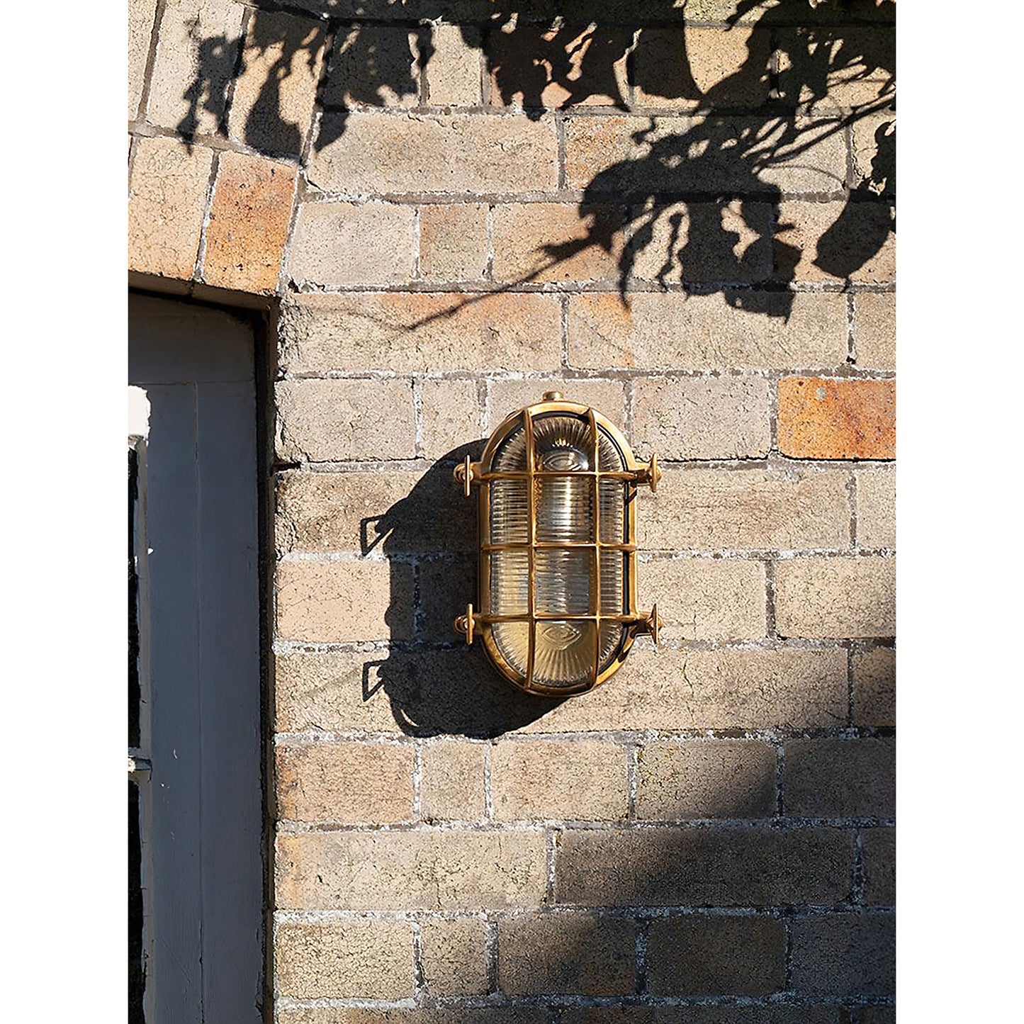 Ilex Brass Bunker Sconce