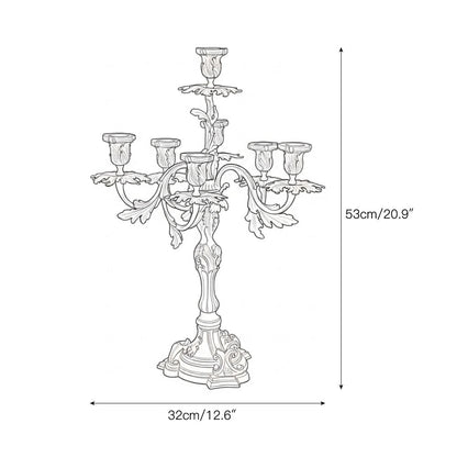 Belan Brass Seven-Light Candelabra