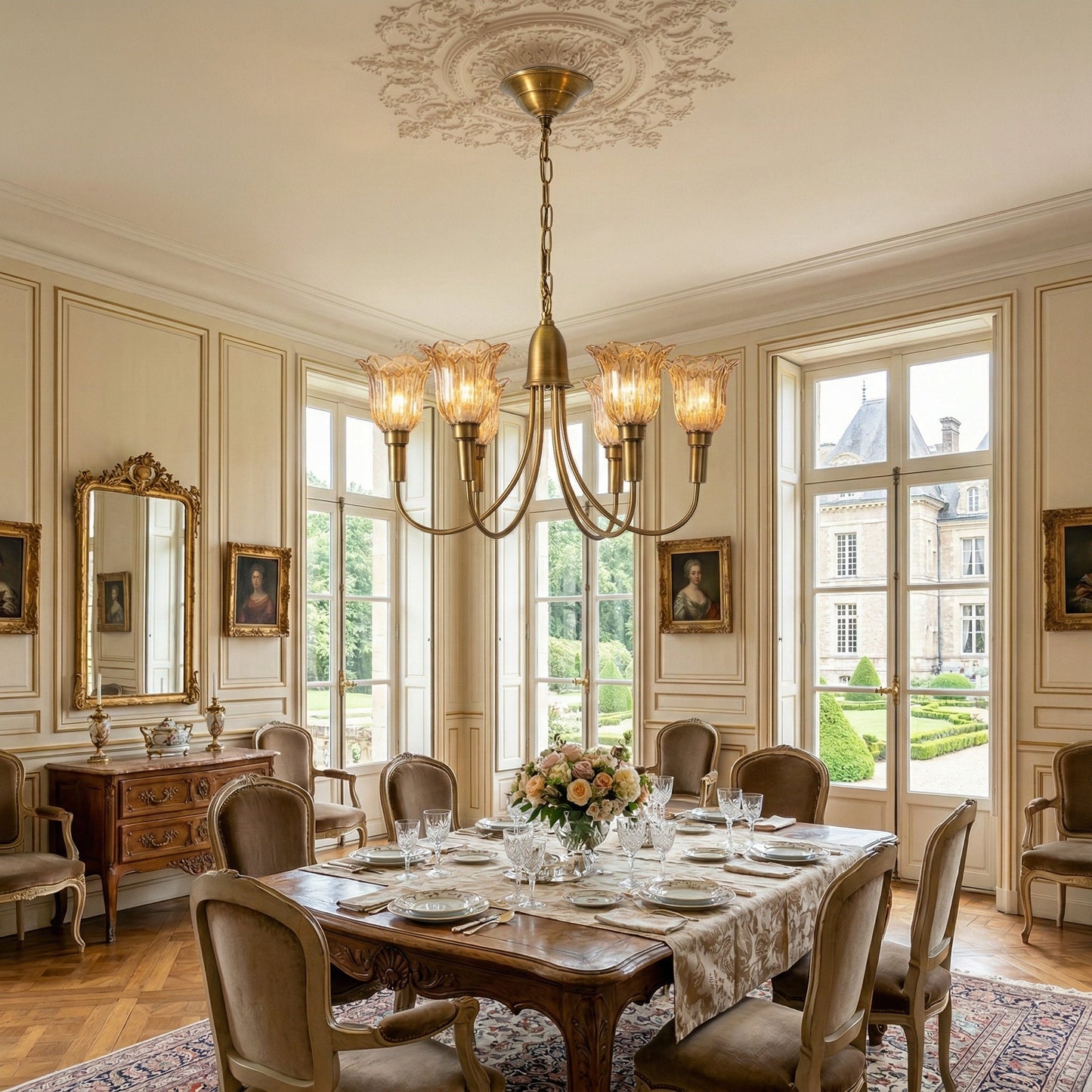 Jovora Brass Chandelier