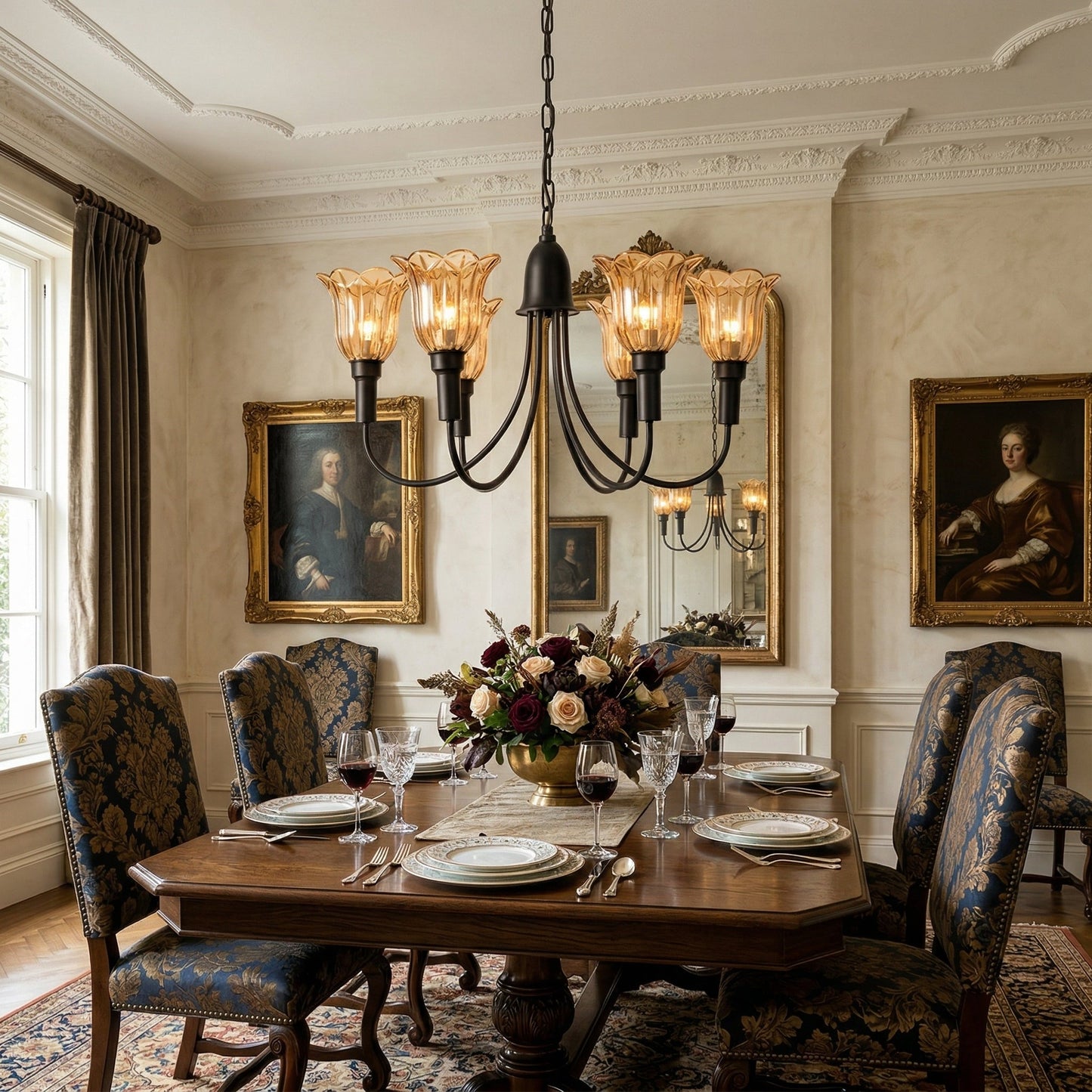 Jovora Brass Chandelier