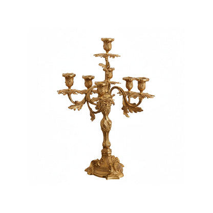 Belan Brass Seven-Light Candelabra