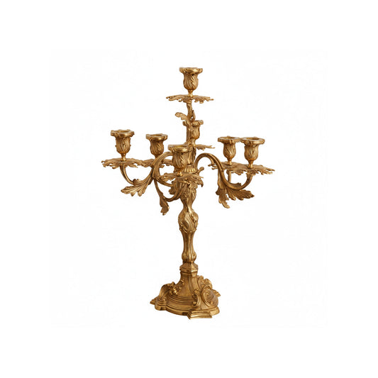 Belan Brass Seven-Light Candelabra