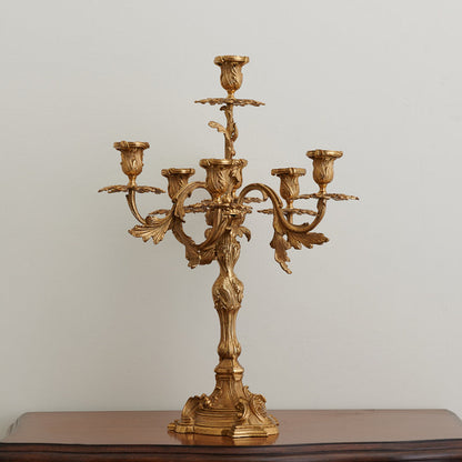 Belan Brass Seven-Light Candelabra