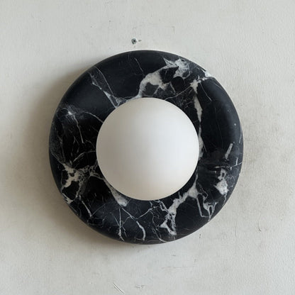 Solene Black Marble Wall Sconce