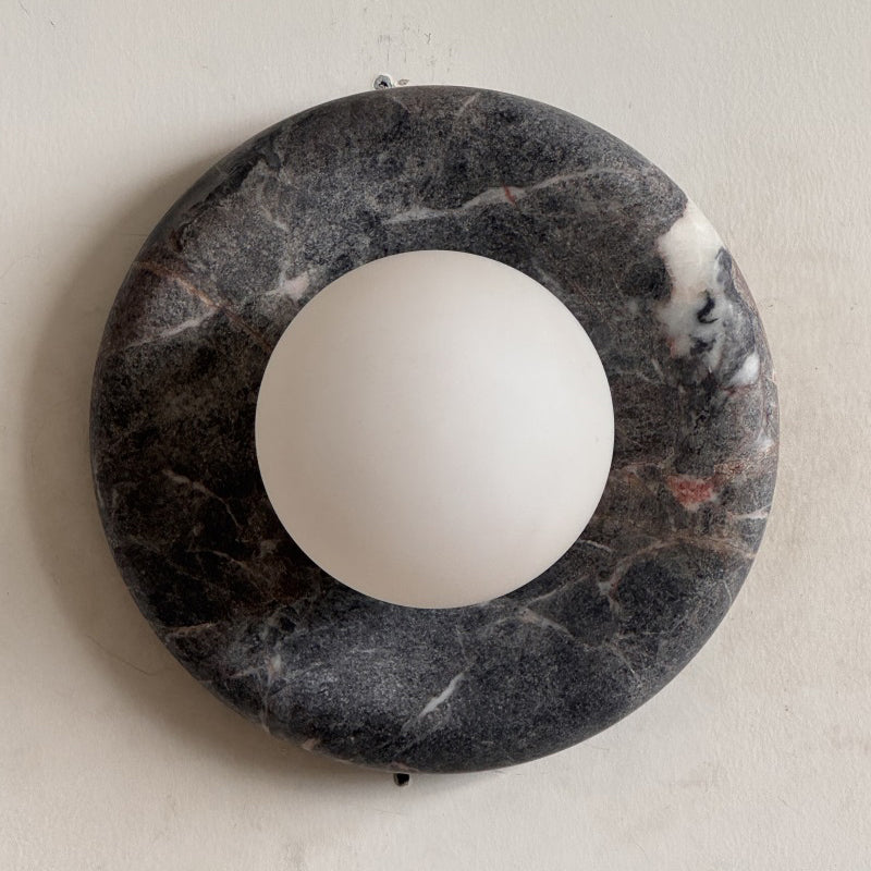 Solene Black Marble Wall Sconce