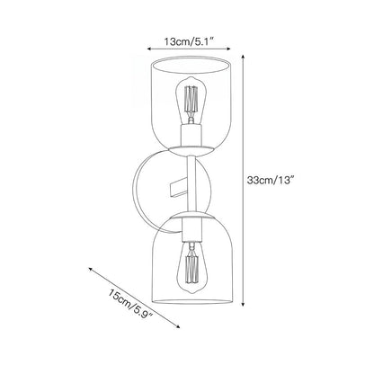 Garrison Glass Wall Sconce