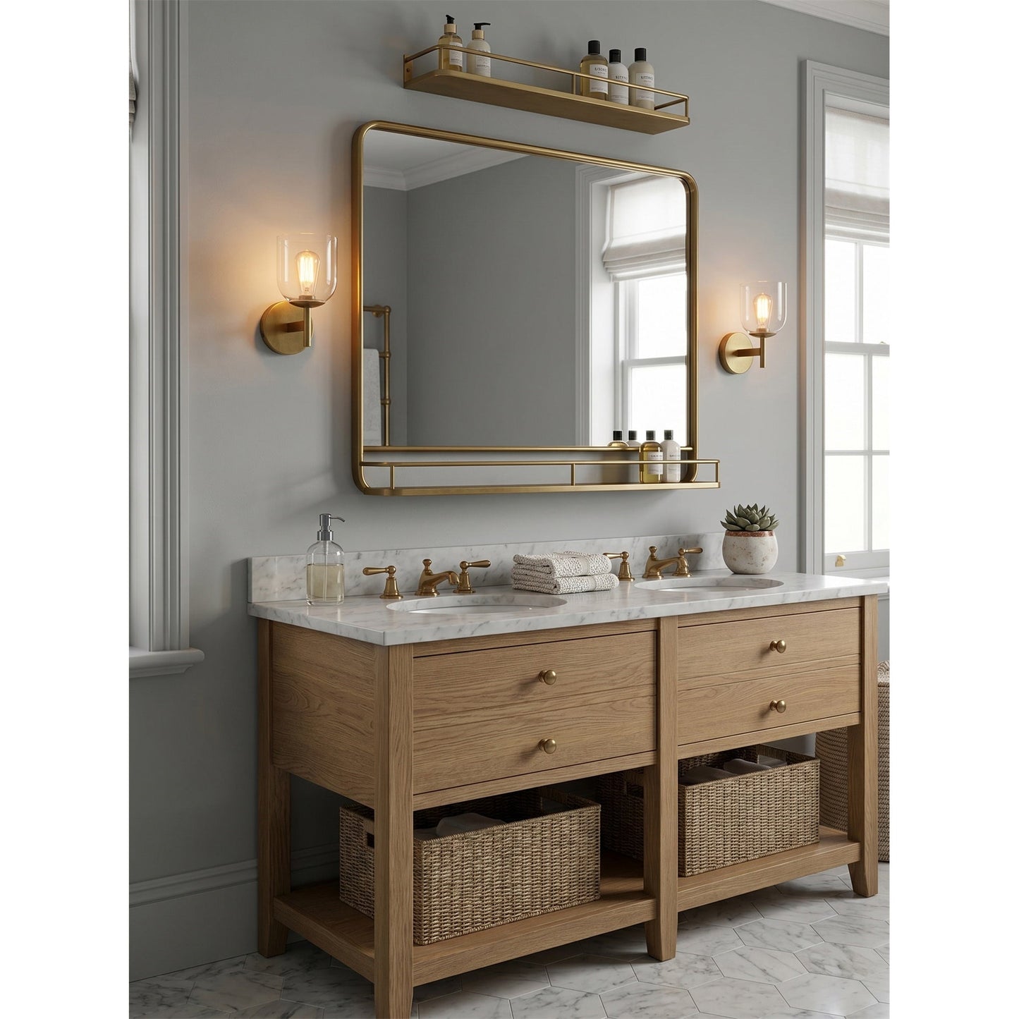 Garrison Glass Wall Sconce