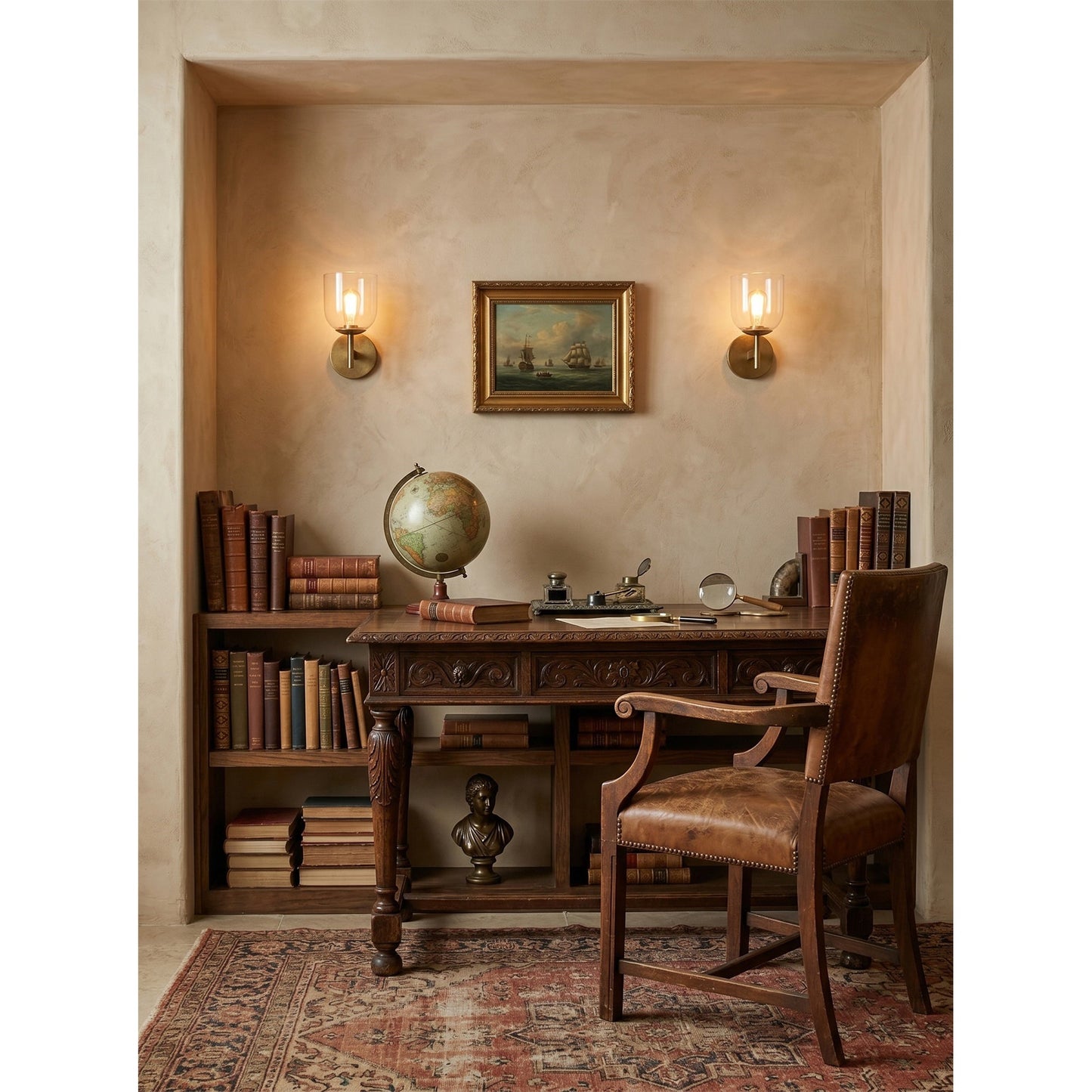 Garrison Glass Wall Sconce