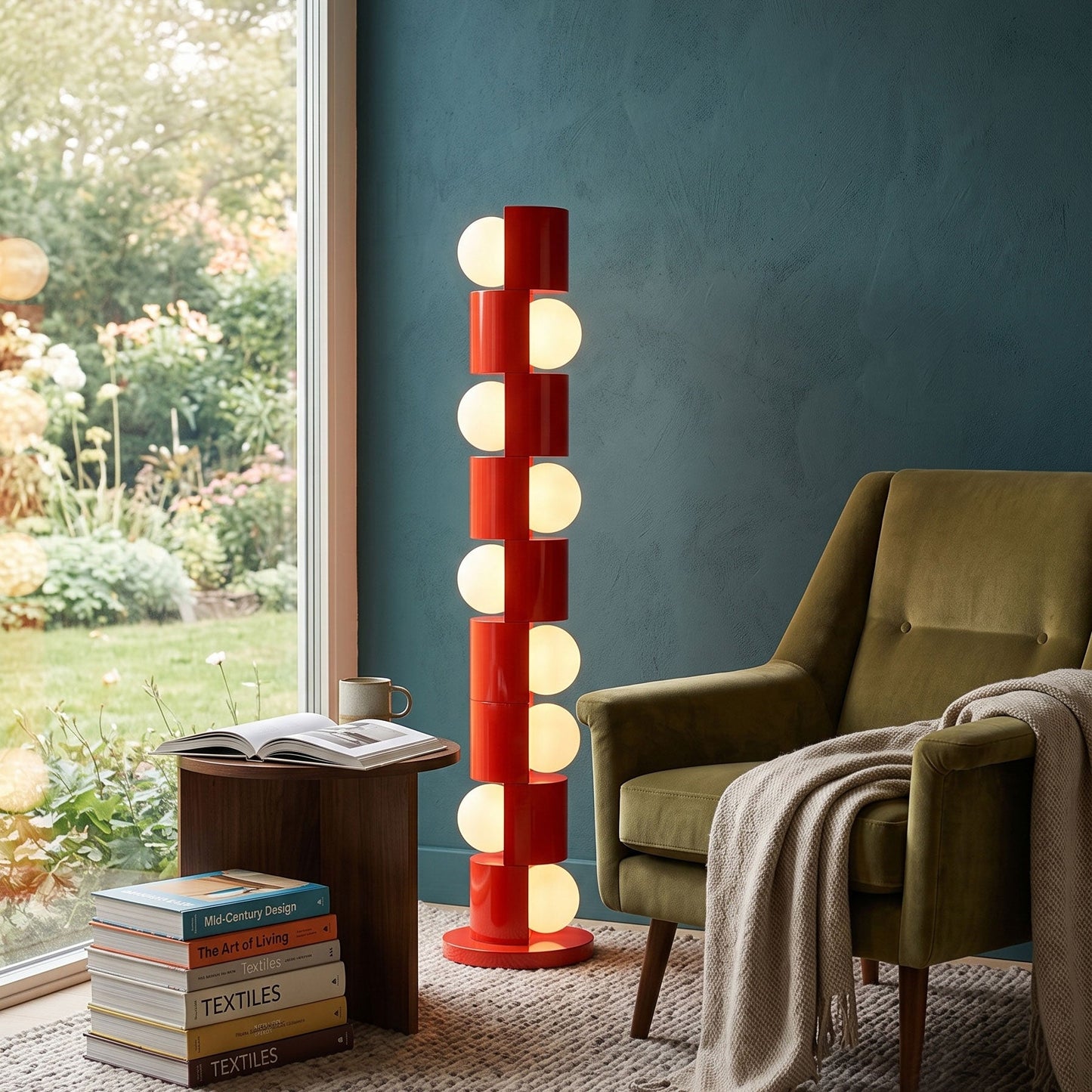 Space Age Totem Floor Lamp
