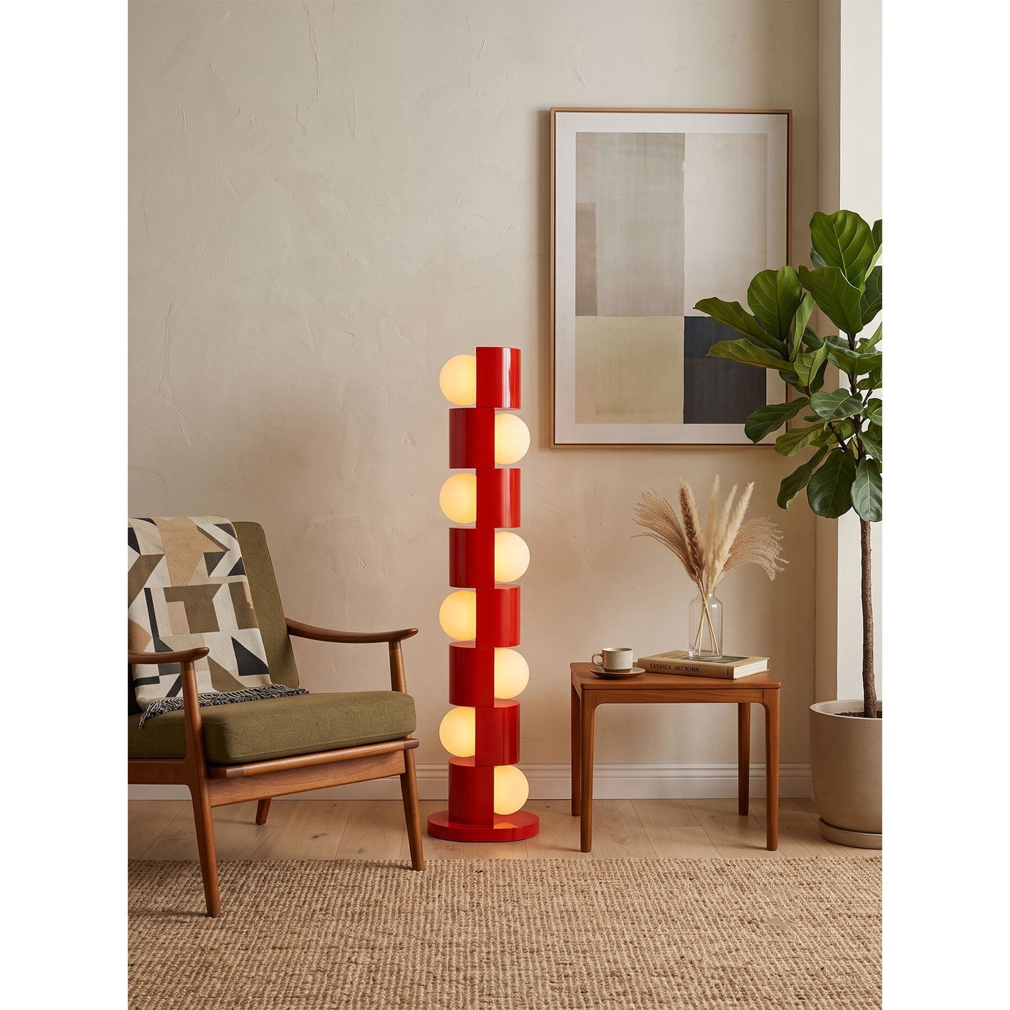 Space Age Totem Floor Lamp