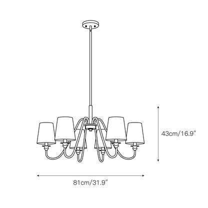 Malachite Chandelier