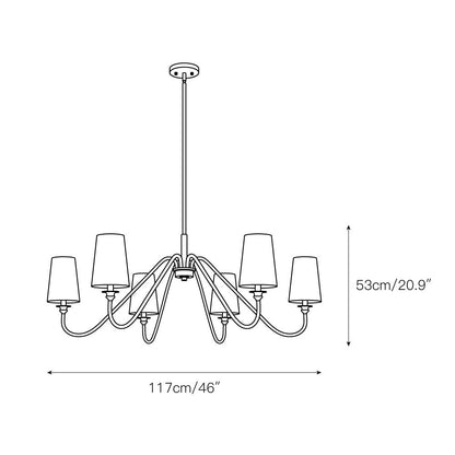 Malachite Chandelier