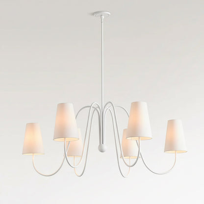 Malachite Curved Chandelier