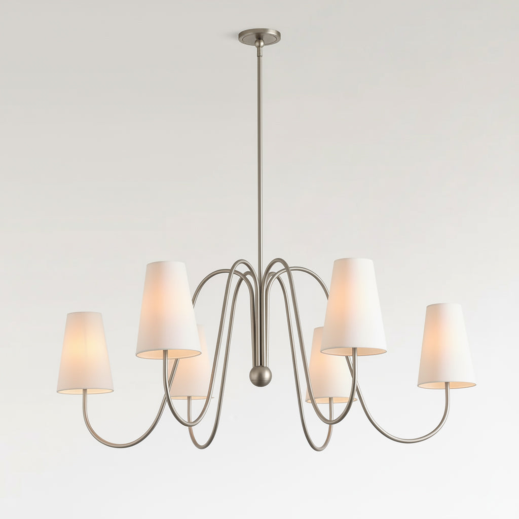 Malachite Curved Chandelier