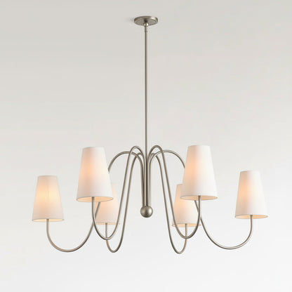 Malachite Curved Chandelier