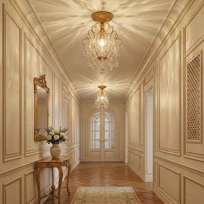 Abersoch Crystal Ceiling Lamp