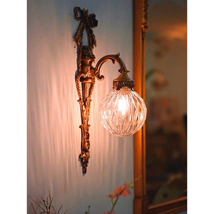 Dagny Classical Brass Wall Sconce