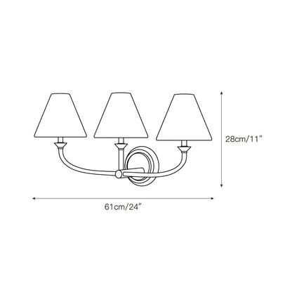 Deneb Brass Wall Lamp