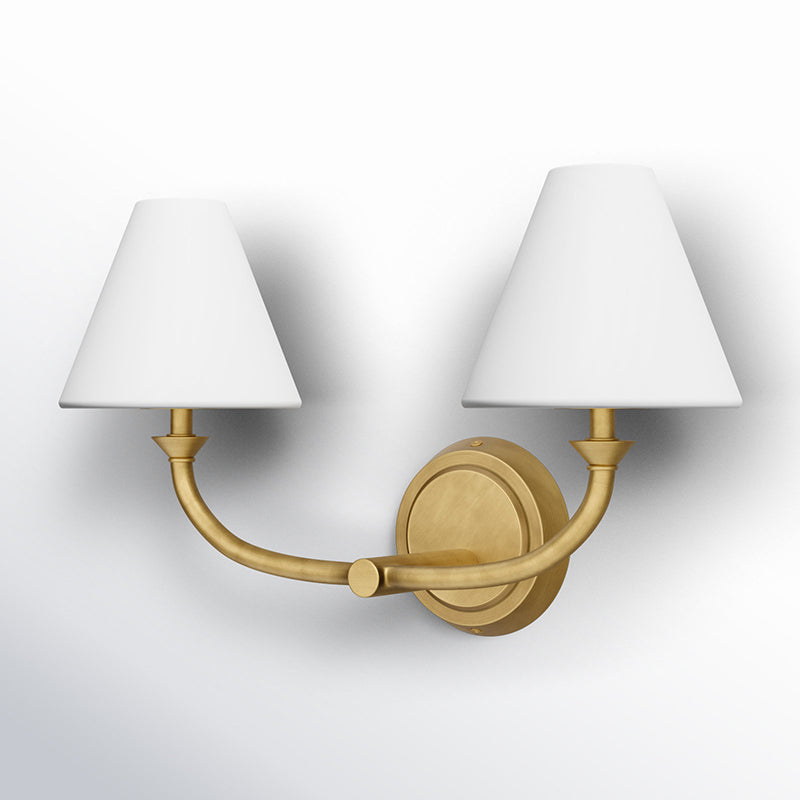 Deneb Brass Wall Lamp