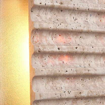 Solis Travertine wall lamp