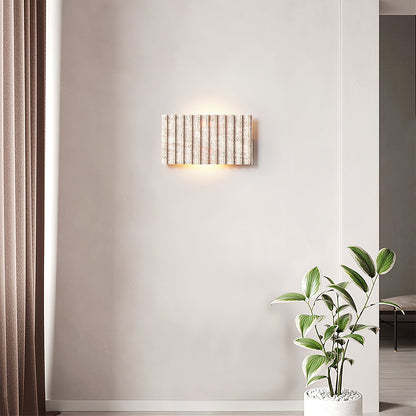Solis Travertine wall lamp