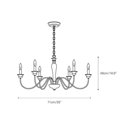 Calis Candle Chandelier