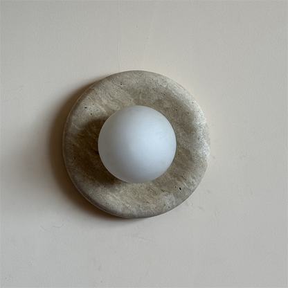 Solene Travertine Wall Sconce