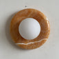 Solene Yellow Onyx Wall Sconce