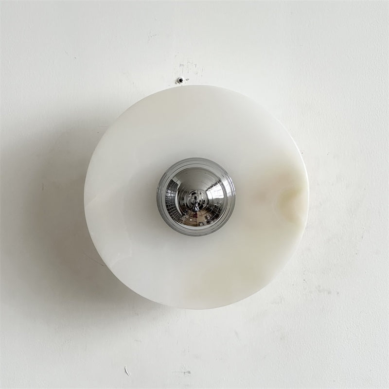 Round Onyx Wall Lamp
