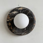 Solene Black Marble Wall Sconce