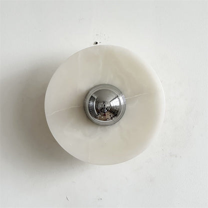 Round Onyx Wall Lamp