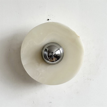 Round Onyx Wall Lamp