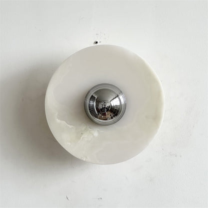 Round Onyx Wall Lamp