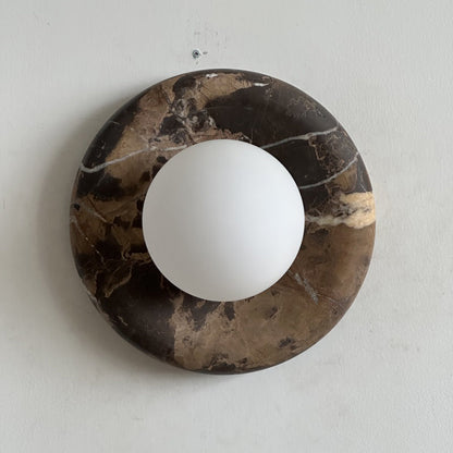 Solene Black Marble Wall Sconce