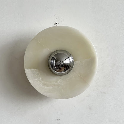 Round Onyx Wall Lamp