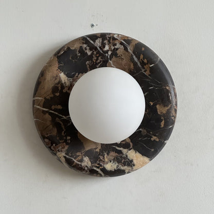 Solene Black Marble Wall Sconce