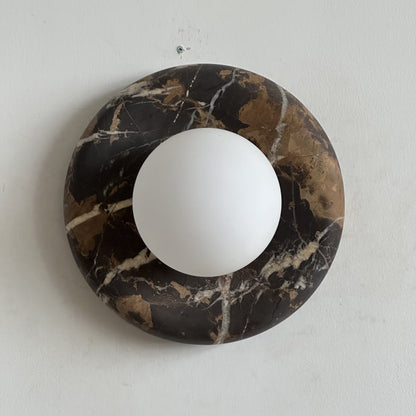 Solene Black Marble Wall Sconce