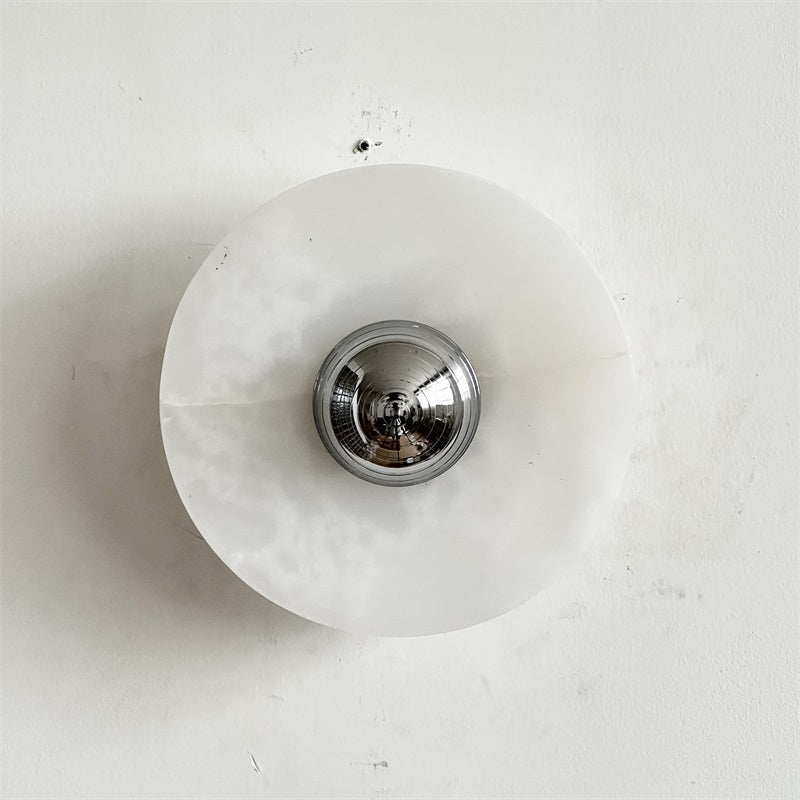 Round Onyx Wall Lamp