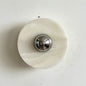 Round Onyx Wall Lamp