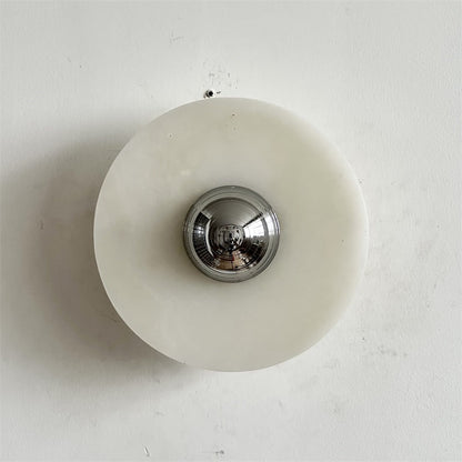 Round Onyx Wall Lamp