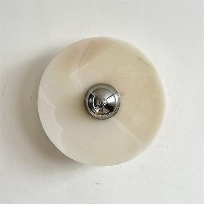 Round Onyx Wall Lamp