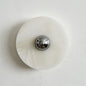 Round Onyx Wall Lamp