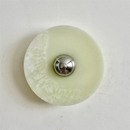 Round Onyx Wall Lamp