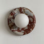 Solene Red Marble Wall Sconce